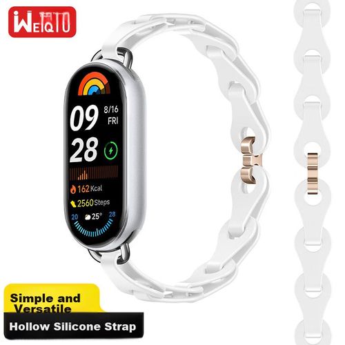 Correa De Silicona Weiqiantu Para Huawei Fit4Pro/Fit4/Fit3 20Mm Gris Cangshan