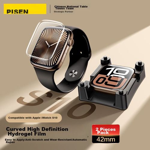 Protector De Pantalla Hidrogel Tpu Pisen Para Apple Watch 42Mm Transparente