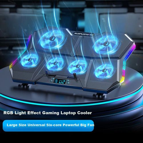 Base De Enfriamiento Gaming Para Laptop Suohuang X10 Rgb
