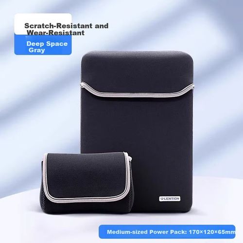 Funda Neopreno Para Laptop Lention 15.6" Azul/Negro