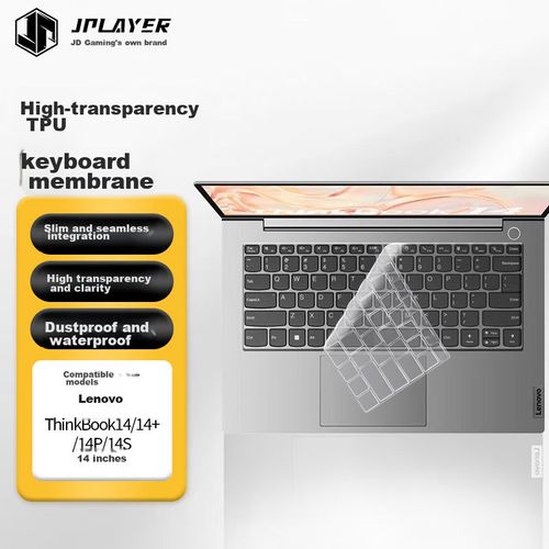 Cubierta De Teclado Para Laptop Jplayer Thinkbook 14 Transparente