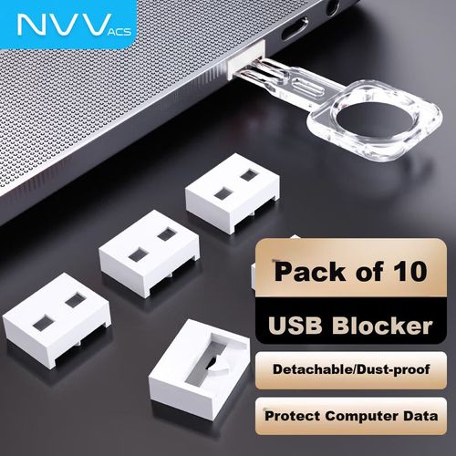 Tapón Usb Nvv Acs Blanco (Paquete De 10 Unidades)