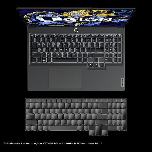 Cubierta Protectora Para Teclado Lenovo Legion Y7000P 16 Pulgadas Jiasu Transparente