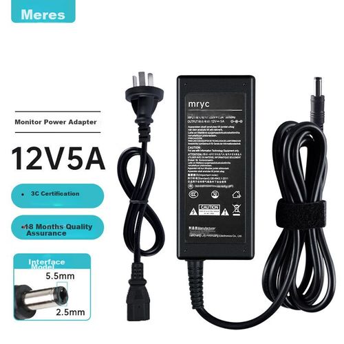 Adaptador De Poder Mryc 12V5A Universal Negro