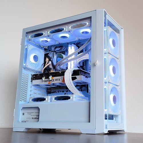 Funda Para Pc De Escritorio Wjcoolman Jue Chen 360 E-Atx Cristal Templado Blanco