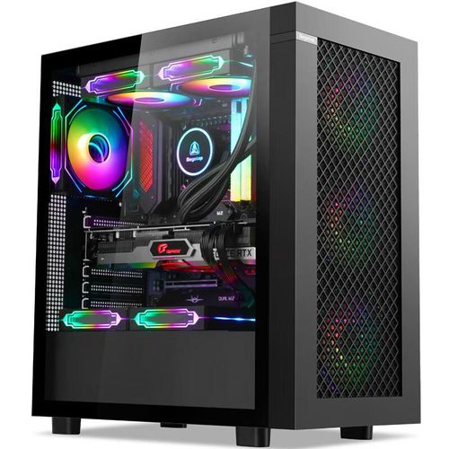 Funda Para Computadora Segotep 1 Cool Black Eatx Cristal Templado