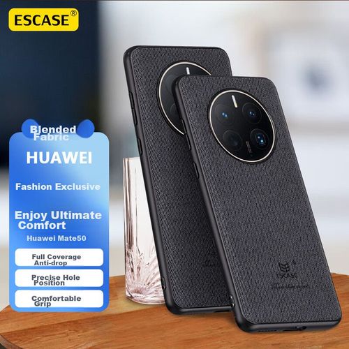 Funda Para Huawei Mate 50 Escase Tpu Tejido Negro