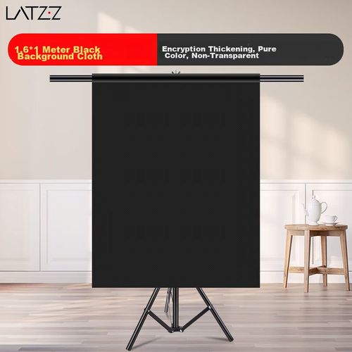 Fondo De Fotografía Latzz 1.6M Negro