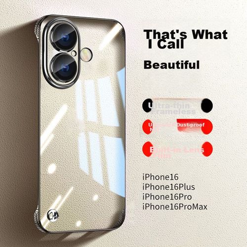 Funda Para Iphone 16 Plus Hongzhuo Pc Transparente Titanio
