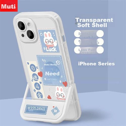 Funda Para Iphone Xr Zitai Aluck Abs Negro Con Soporte