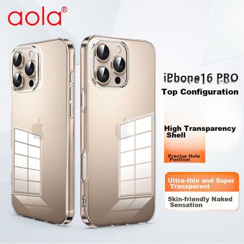 Funda Para Iphone 16 Pro Aolang Tpu Transparente