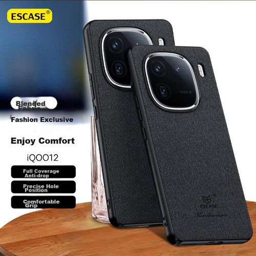 Funda Para Vivo Iqoo 12 Escase Tela Y Tpu Negro