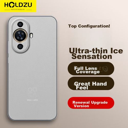Funda Para Huawei Nova 11 Holdzu Silicón Blanco Niebla
