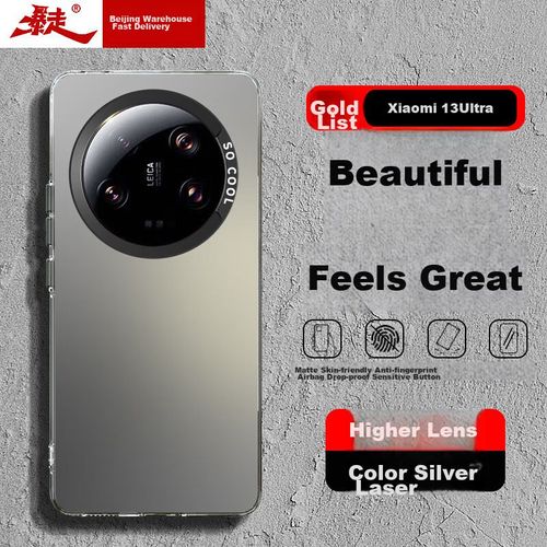 Funda Para Xiaomi 13 Ultra Baozou Silicona Suave Gris Degradado