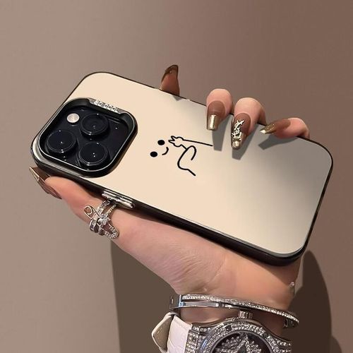 Funda Para Iphone 16 Pro Jiangming Biye Protección Total Plateado