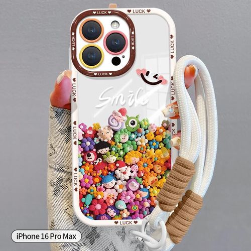 Funda Para Iphone 16 Pro Max Yingkaida Tpu Transparente Protección Cámara