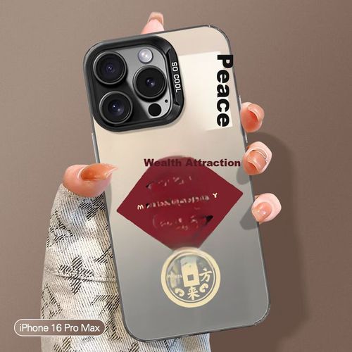 Funda Para Iphone 16 Pro Max Jiangming Tpu Plateado