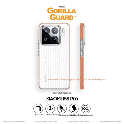 Funda Para Xiaomi 15S Pro Gorilla Guard Tpu Mate Naranja
