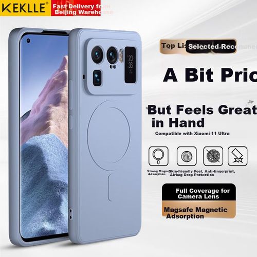 Funda Para Xiaomi 11 Ultra Keklle Silicona Líquida Rosa