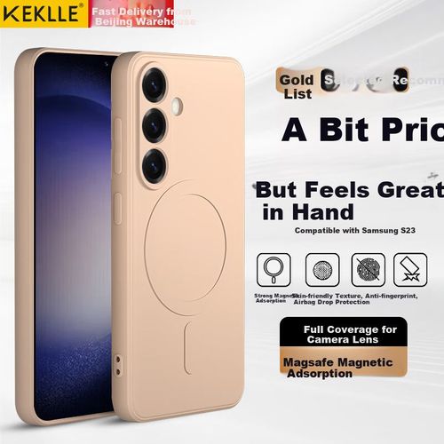 Funda Para Samsung S23 Keklle Silicona Líquida Rosa