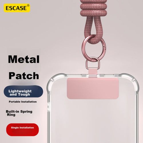 Clip Metálico Escase Pt-M03Pr0 Rosa Moda