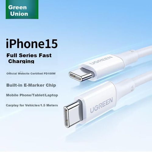 Cable UGREEN de datos tipo C de doble cabezal