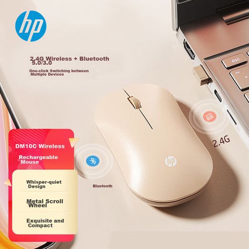 Mouse HP Bluetooth Recargable Rosa