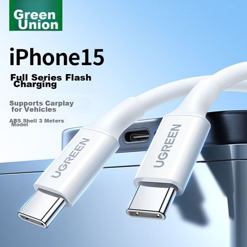 Cable UGREEN de datos tipo C de doble cabezal 60W