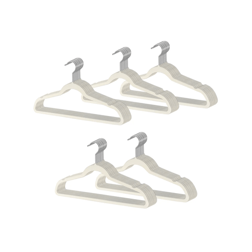Set de 50 ganchos Terciopelo Beige.