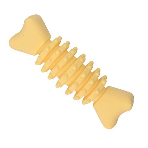 Juguete para morder para perro amarillo