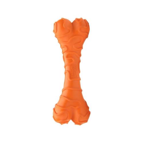 Juguete de hueso para perro naranja S