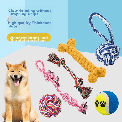 Set de juguetes para perro MENGDU 6 pzas