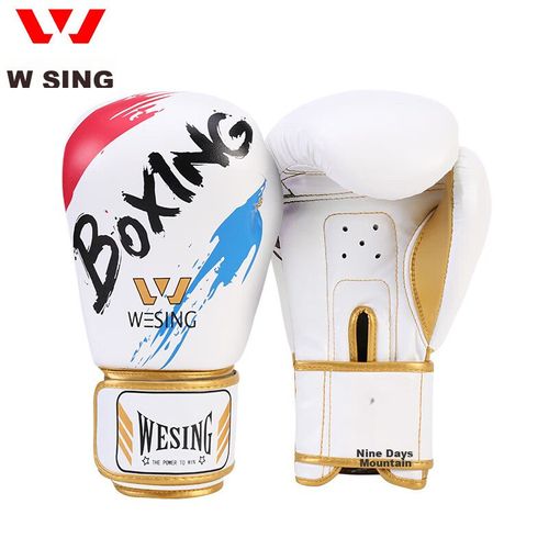 Guantes de Box para hombres y mujeres 10oz,color blanco