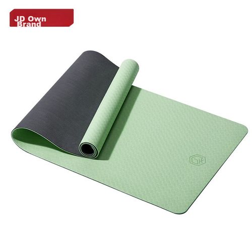 Tapete de yoga JD JINGZAO 183 x 66 cm,grosor 6mm, verde menta