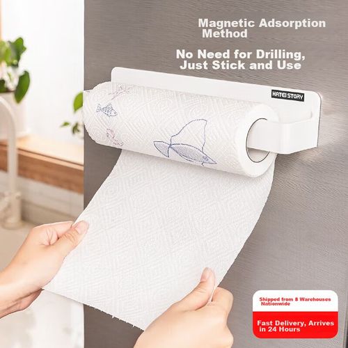 Soporte para toallas de papel magnético