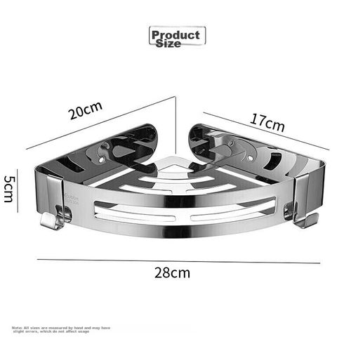 Estante organizador para baño triangular 28cm