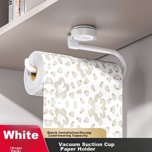 Soporte de pared para toallas de papel de ventosa