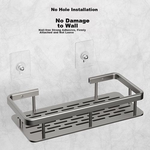 Estante organizador para baño 30cm con adhesivos