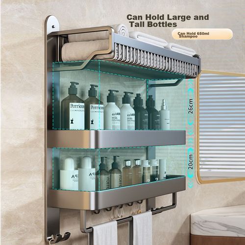 Estante organizador de baño 2 niveles