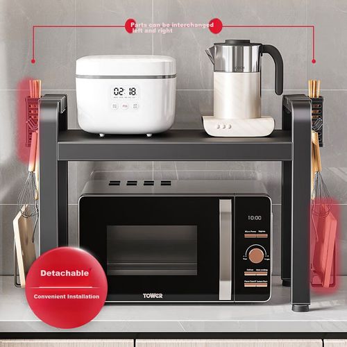 Estante multifuncional de cocina expandible 64cm