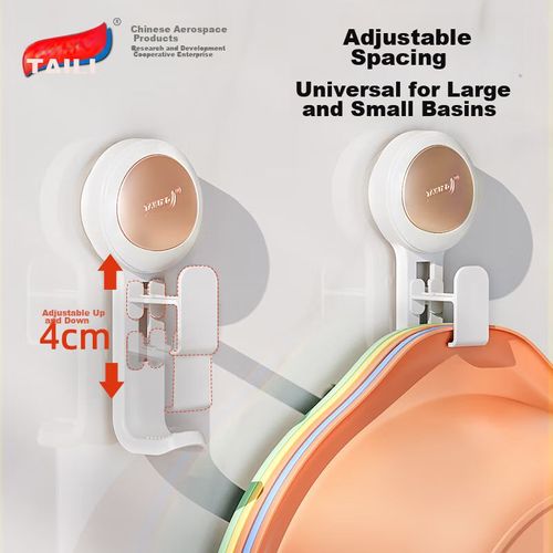 Gancho de succión multiusos con ventosas