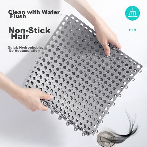 Alfombra de ducha de goma 30x30cm 4pzas