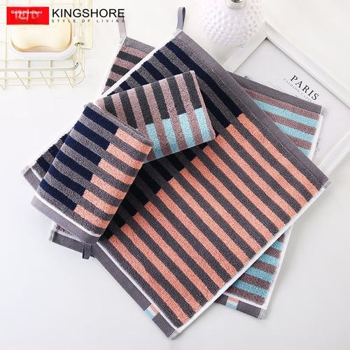 Toallas de mano rayadas 35x35cm 4pzas