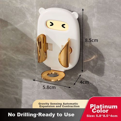 Soporte para cepillos de dientes eléctrico blanco