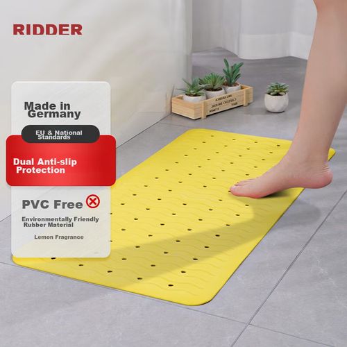 Tapete para baño antideslizante 38x80cm amarillo RIDDER