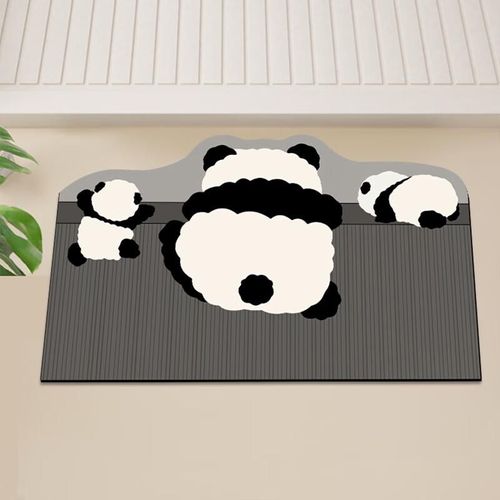 Tapete para baño antideslizante panda 40x60cm