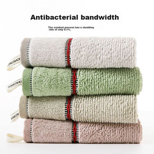 Toallas de manos de algodón 36x35cm 4pzas KING SHORE