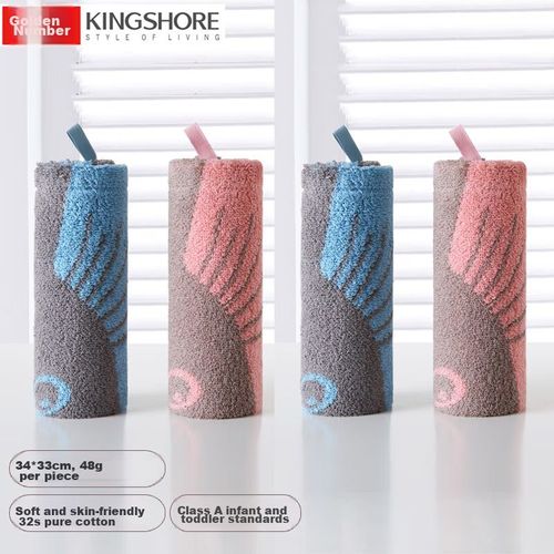 Toalla de baño infantil 34x33cm 4pzas