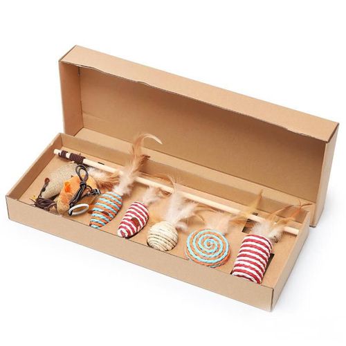 Set de Juguetes para Gatos 7 Piezas