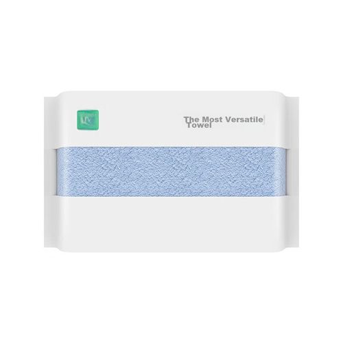 Toalla facial unisex 32x70cm azul